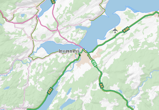 Map of Inverness
